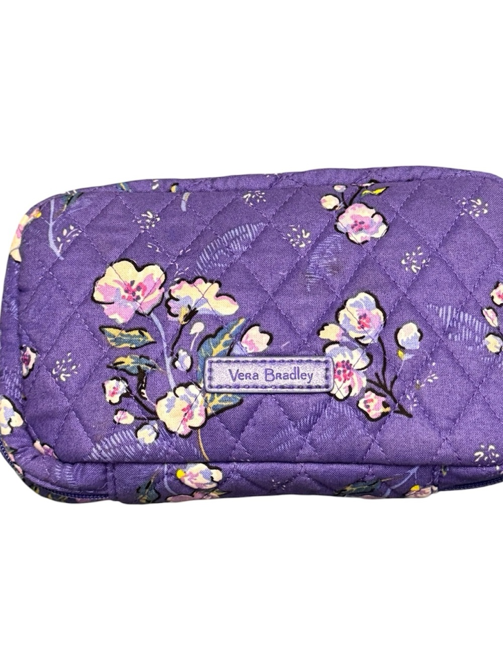 Vera Bradley Purple Quilted wild roses